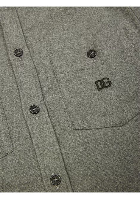 Children's wool blend shirt DOLCE E GABBANA | GL44S58/MAGRIGIO